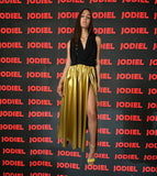 VESTITO IMPERO ORO SFILATA 2023