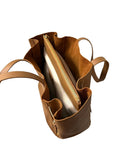 BORSA JODI DOUBLE ZIP CUOIO Media