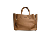 BORSA JODI DOUBLE ZIP CUOIO Media
