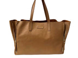 BORSA JODI DOUBLE ZIP CUOIO Grande