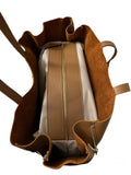 BORSA JODI DOUBLE ZIP CUOIO Grande