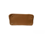 BORSA JODI DOUBLE ZIP CUOIO Grande