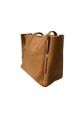 BORSA JODI DOUBLE ZIP CUOIO Grande