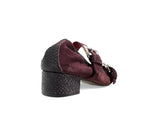 SCARPA MAGICA Fibbie Bordeaux