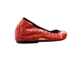BALLERINA 702 Struzzo Rosso/Bianco Mascherina