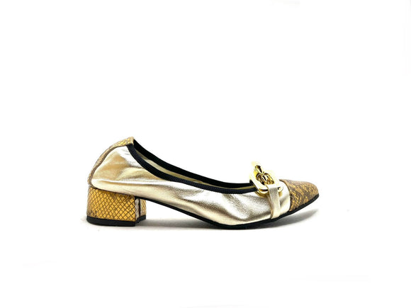 SCARPA MAGICA ORO GOLD/CATENA
