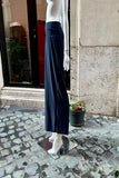 WIDE TROUSERS BLUE