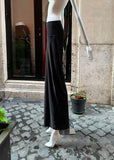 WIDE TROUSERS BLACK