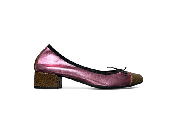 SCARPA MAGICA Rosa/Marrone