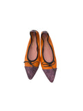 BALLERINA 702 ARANCIO e stampa viola