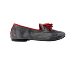 MOCASSINO GRIGIO/ROSSO Nappine