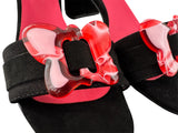 SANDALO Butterfly Nero/Rosso