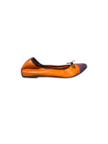 BALLERINA 702 ARANCIO e stampa viola