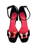 SANDALO Butterfly Nero/Rosso
