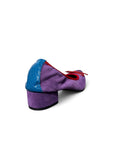 SCARPA MAGICA VIOLA E ROSSA E pitone blu