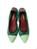 SCARPA MAGICA Verde/Pitonato Viola