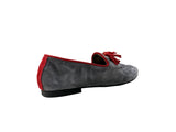 MOCASSINO GRIGIO/ROSSO Nappine