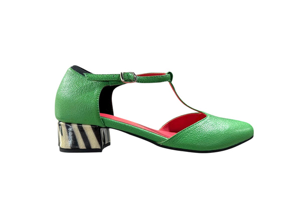 CHARLESTON Verde/Zebrato