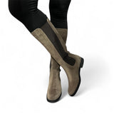 Stivale 613 Tortora Camoscio