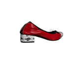 SCARPA MAGICA Rosso/Bianco Pitonato