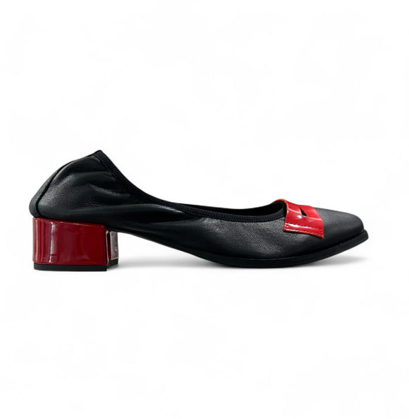 SCARPA MAGICA/Moca Nero/Rosso