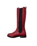 Stivale 613 Rosso Pelle