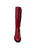 Stivale 613 Rosso Pelle