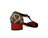 CHARLESTON  Nero/Rosso/Leopardato