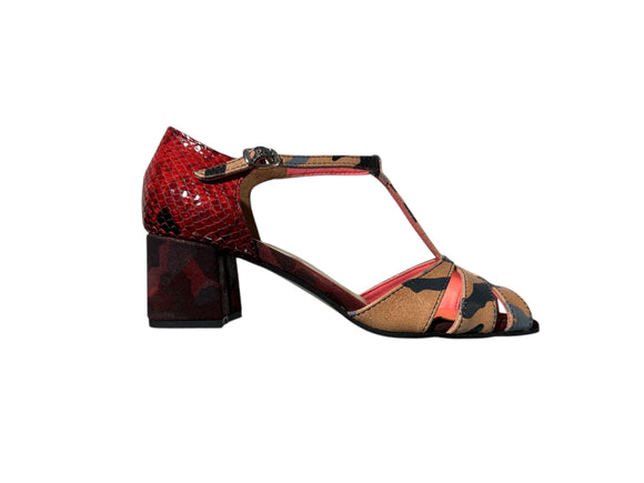 Sandalo Ragno Camouflage/Rosso Pt