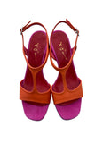 SANDALO 301 Fucsia/Arancione