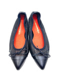 BALLERINA 702 BLACK TRAFORATA