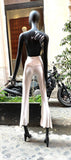 PANTALONE A CAMPANA BIANCO
