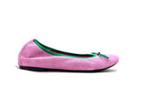 MINNIE PINK/GREEN SUEDE