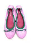 MINNIE PINK/GREEN SUEDE