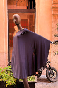 SACK DRESS HOLE BLUE