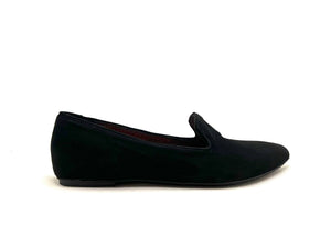 PANTOFOLA BLACK SUEDE